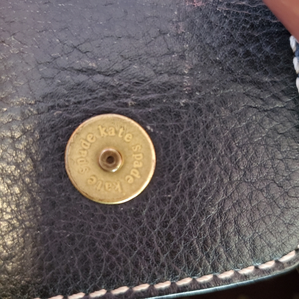 KATE SPADE ♠️ Black Leather Hobo - Picture 9 of 10